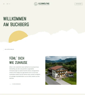 Ein Ausschnitt des Webauftritts von