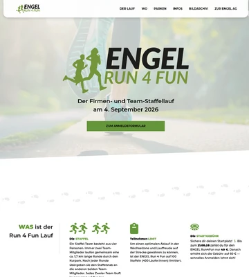 Ein Ausschnitt des Webauftritts von